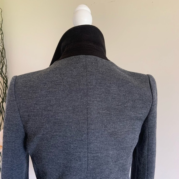 Tory Burch Gray and Black Blazer Small - Picture 4 of 8